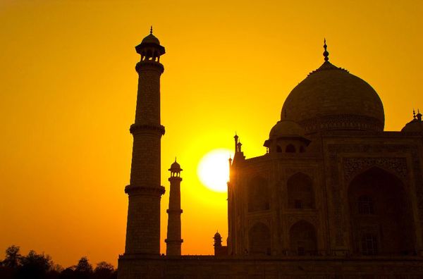 Le Taj Mahal à Agra (Inde)