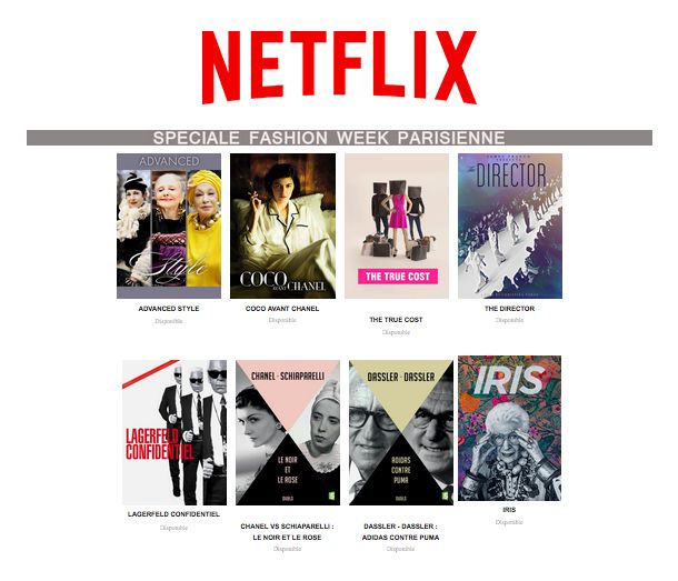 Après la Fashion Week, la mode s'invite sur Netflix ! - ElleAdore