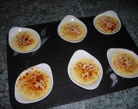 Mini crème brûlée au foie gras