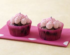 Cupcakes myrtille framboise