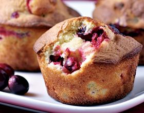 Bô Fruits ! : muffins aux airelles et au chocolat blanc